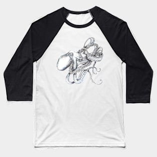 Octopus, a tangle of tentacles. Baseball T-Shirt